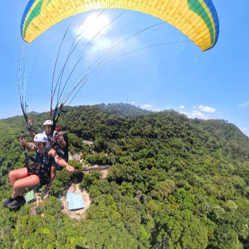 Tandem Parafling — Fly Over Niterói